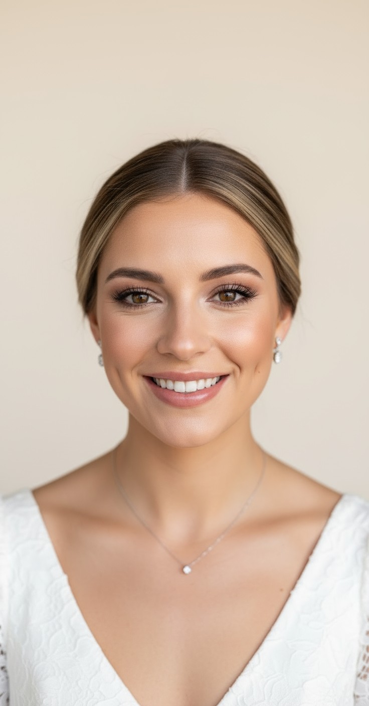 After Wedding Low Bun Updo